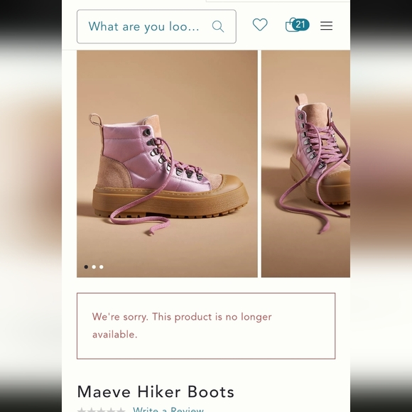 Mauve Hiker Boots - Picture 3 of 11